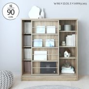 スライド本棚 JS85-90OP | SESAME家具インテリア